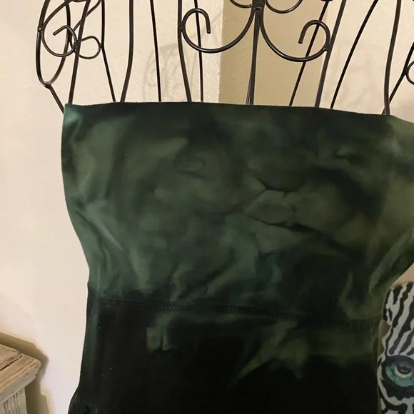 Solitaire Strapless Ombre Teal & Black Maxi Dress or skirt - Picture 4 of 11